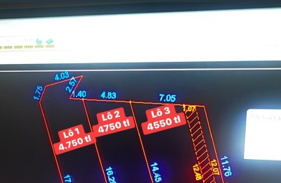 Bán đất 3 Lô liền kề đường Đồng Xoài - Đường 10,5m